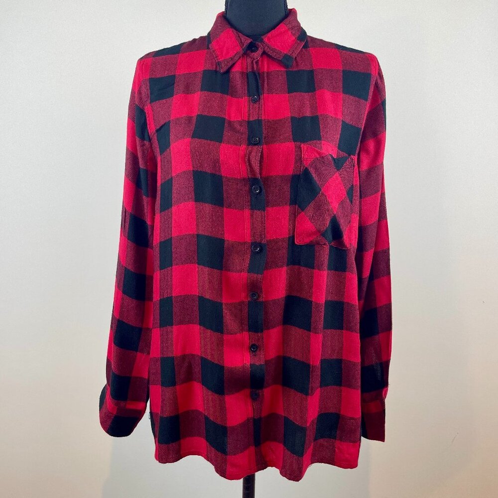 Rebellion Red/Black Flannel Shirt Size M